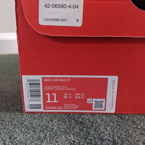 (SOLD) Nike Air Max 97 "Sunburst" - Picture 5 of 5